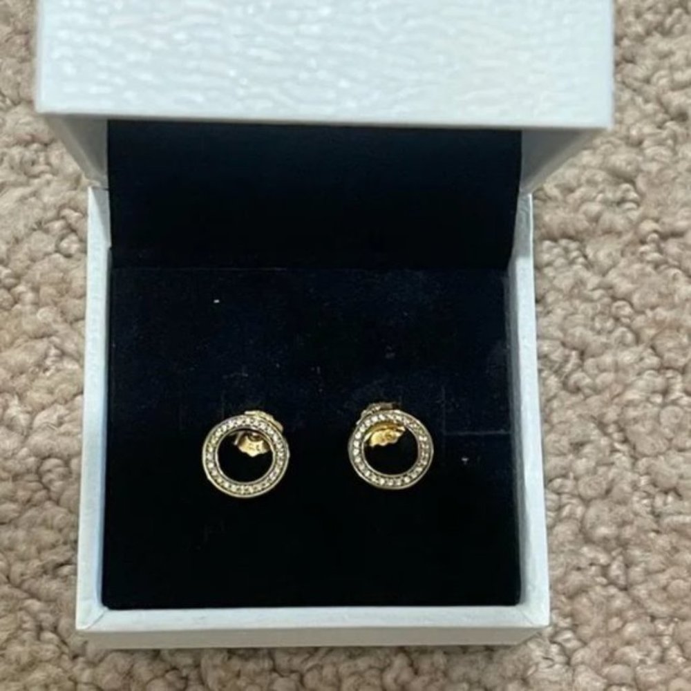 Pandora Gold Earrings